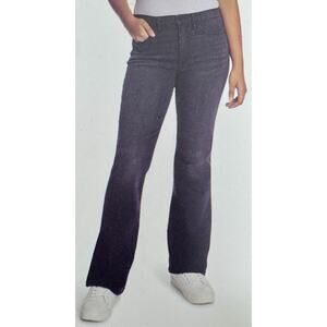 Vintage America Women's Bootcut Mid-Rise Soft Stretch Denim Jeans Black Sz 14 AL